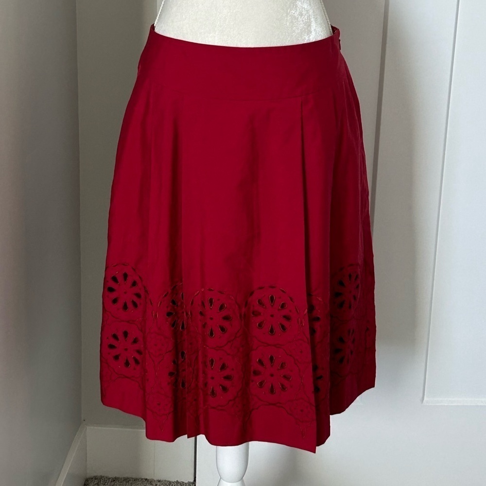 LOFT Eyelet Flower Skirt